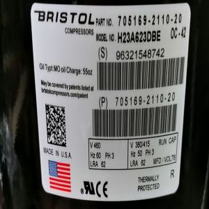 Bristol Compressor H23A623DBE, Refrigeration parts