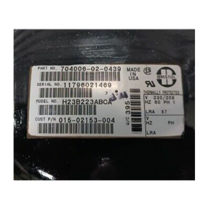 Bristol Compressor H23B223ABCA, Refrigeration parts