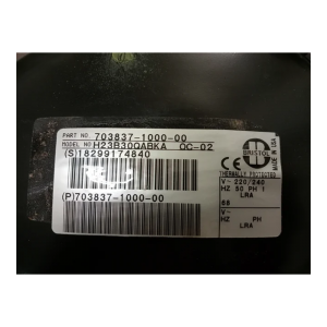 Bristol Compressor H23B30QABKA, Refrigeration parts