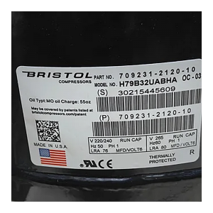 Bristol Compressor H79B32UABHA, Refrigeration parts