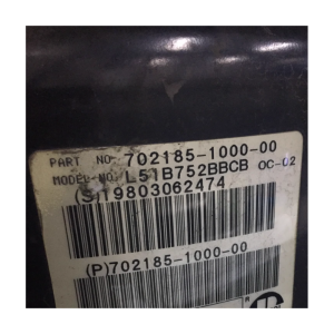 Bristol Compressor L51B752BBCB, Refrigeration parts