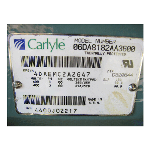 Carrier Compressor  603DH-90C2, Refrigeration parts