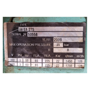 Carrier Compressor 06EA275, Refrigeration parts