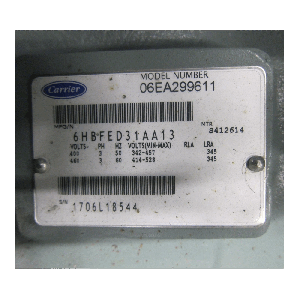 Carrier Compressor 06EA299611, Refrigeration parts