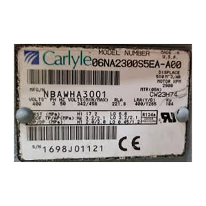 Carrier Compressor 06NA2300S5EA-A00, Refrigeration parts