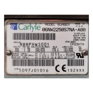 Carrier Compressor 06NW2250S7NA-A00, Refrigeration parts