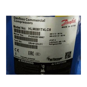 Danfoss Compressor HLM081T4LC8, Refrigeration parts