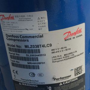 Danfoss Compressor MLZ038T4LC9, Refrigeration parts