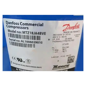 Danfoss Compressor MT18JA4BVE, Refrigeration parts