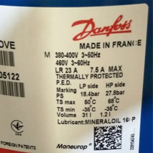 Danfoss Compressor MT32JF4DVE, Refrigeration parts
