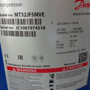 Danfoss Compressor MT32JF5MVE, Refrigeration parts