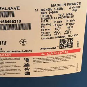 Danfoss Compressor MT56HL4AVE, Refrigeration parts