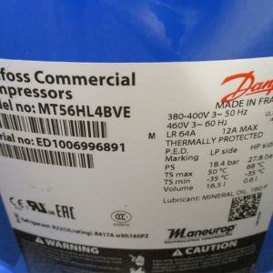 Danfoss Compressor MT56HL4BVE, Refrigeration parts