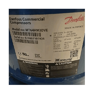 Danfoss Compressor MT64HM3DVE, Refrigeration parts