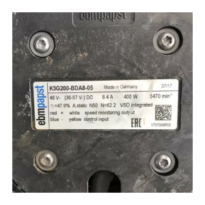 Ebmpapst Electric Motor K3G200-BDA8-05, Refrigeration parts