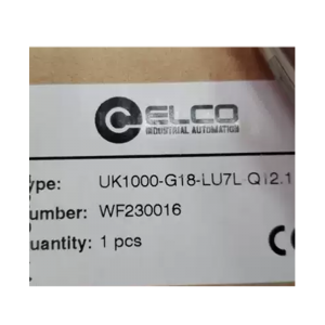 Elco Sensor UK1000-G18-LU7L-Q12.1, Refrigeration parts