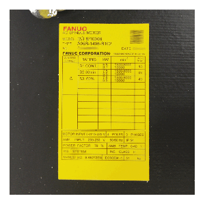 FANUC Electric Motor A06B-1406-B102, Refrigeration parts