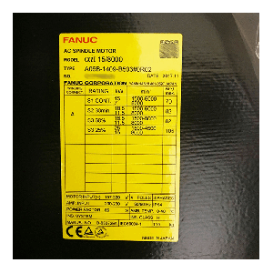 FANUC Electric Motor A06B-1409-B503, Refrigeration parts