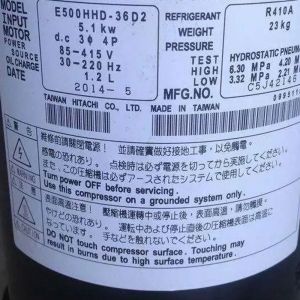 Hitachi Compressor E500HHD-36D2, Refrigeration parts