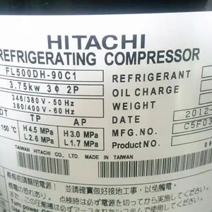 Hitachi Compressor FL500DH-90C1, Refrigeration parts
