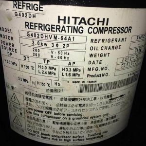 Hitachi Compressor G402DHVM-64A1, Refrigeration parts