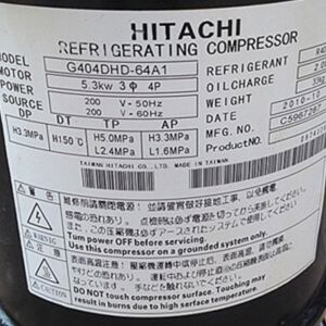 Hitachi Compressor G404DHD-64A1, Refrigeration parts