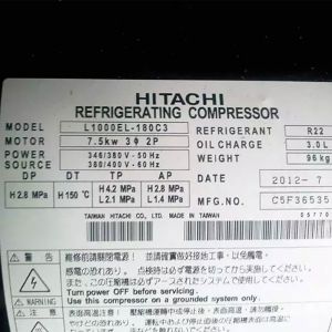 Hitachi Compressor L1000EL-180C3, Refrigeration parts