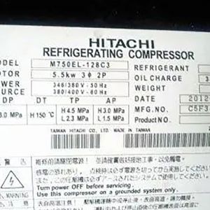 Hitachi Compressor M750EL-128C3, Refrigeration parts
