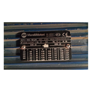 MarelliMotori Electric Motor MAA100LA4, Refrigeration parts