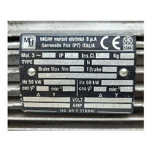 MGM Electric Motor BA71B4, Refrigeration parts