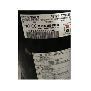 Mitsubishi Compressor AGT201A748DH, Refrigeration parts