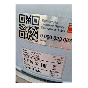 Nilfisk Electric Motor VP300, Refrigeration parts