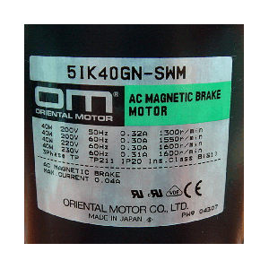 Oriental Motor Electric Motor 51K40GN-SWM, Refrigeration parts