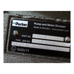 PARKER Electric Motor F12-125-MS-SV-S-000-0000-P0, Refrigeration parts