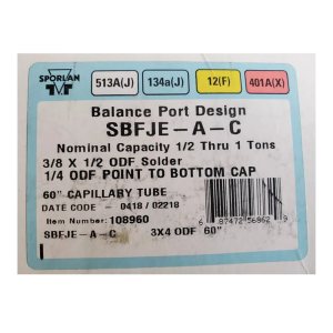 Parker Sporlan Expansion Valve 108960, Refrigeration parts