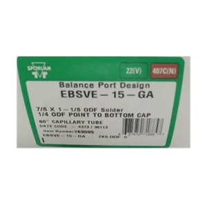 Parker Sporlan Expansion Valve EBSVE-15-GA, Refrigeration parts