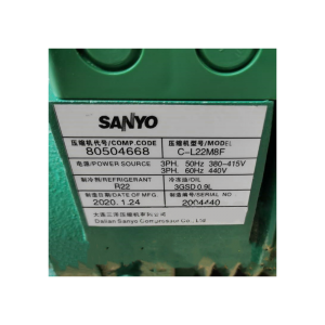 Sanyo Compressor C-L22M8F, Refrigeration parts