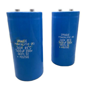 SPRAGUE Capacitor 200V 7400UF, Refrigeration parts