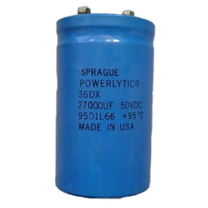 SPRAGUE Capacitor 50V 27000UF, Refrigeration parts