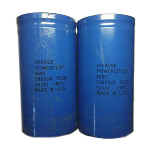 SPRAGUE Capacitor 75V 59000UF, Refrigeration parts
