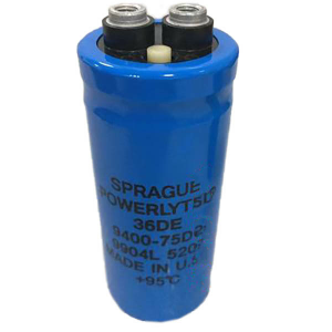 SPRAGUE Capacitor 75V 9400UF, Refrigeration parts