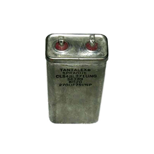 SPRAGUE Capacitor CL54BL271UNG, Refrigeration parts