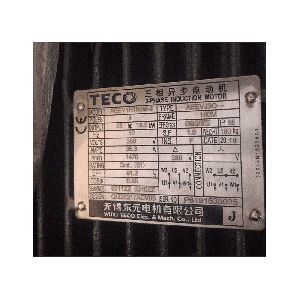 TECO Electric Motor AEEV1H180M-4, Refrigeration parts