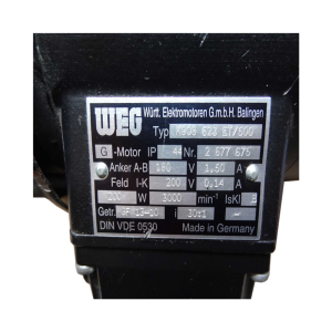 WEG Electric Motor KGOG623ET/500, Refrigeration parts