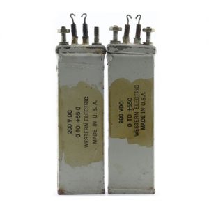 WESTERN ELECTRIC Capacitor WE 0.2058MF 200V, Refrigeration parts