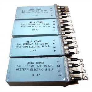 WESTERN ELECTRIC Capacitor WE 481A, Refrigeration parts