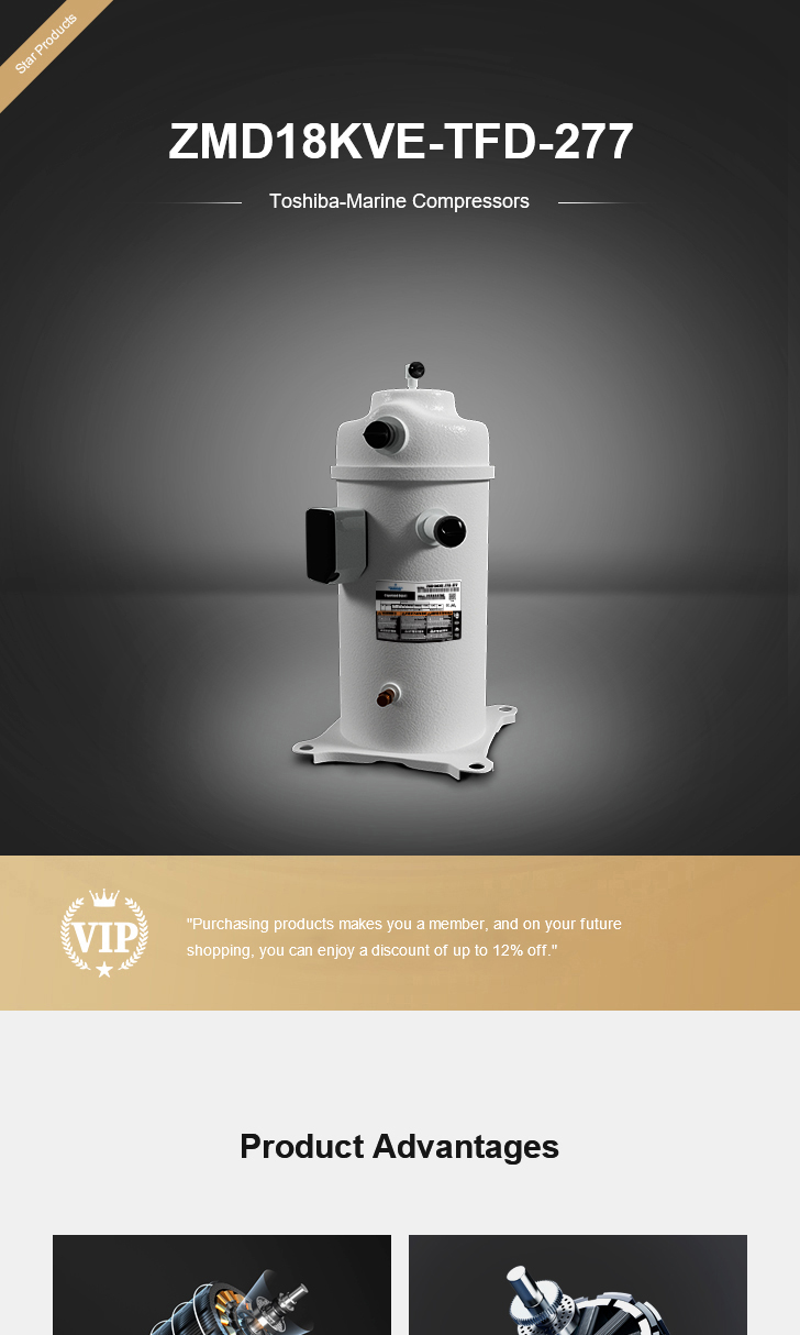 Copeland Compressor ZMD18KVE-TFD-277, technical parameters pdf, structure diagram