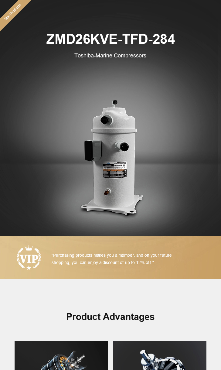Copeland Compressor ZMD26KVE-TFD-284, technical parameters pdf, structure diagram