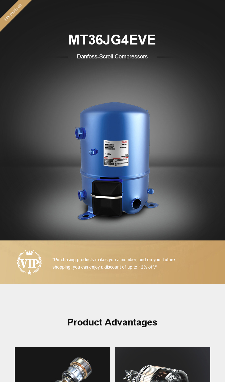 Danfoss Compressor MT36JG4EVE, technical parameters pdf, structure diagram