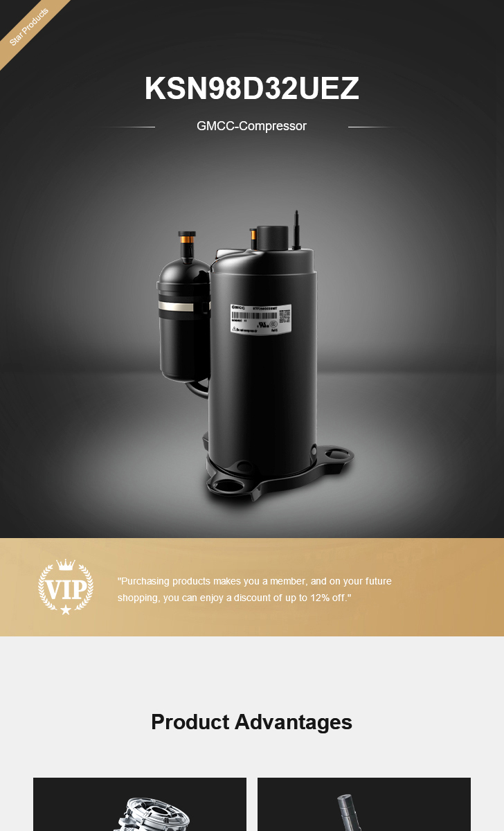 GMCC Compressor KSN98D32UEZ, technical parameters pdf, structure diagram